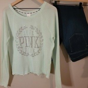 VICTORIA'S SECRET PINK SWEATER | VS SWEATER | PINK SWEATER